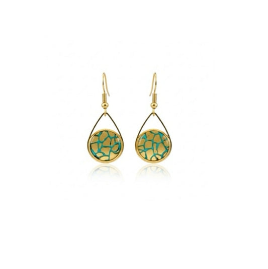 Sea Fan Teardrop Earring