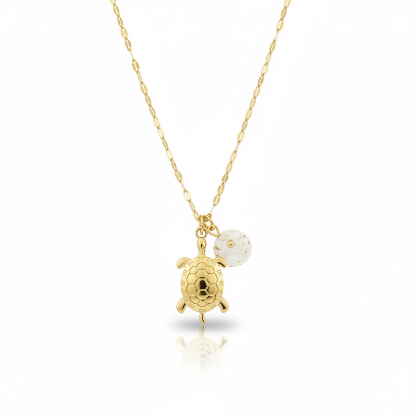 Seashell and Turtle Necklace